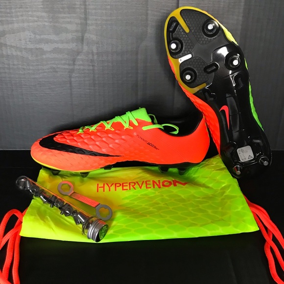 nike hypervenom phantom 3 green and orange